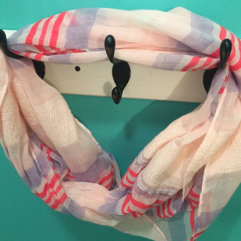 multi colored infinity scarf